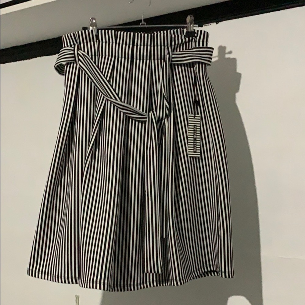 Long striped skirt
